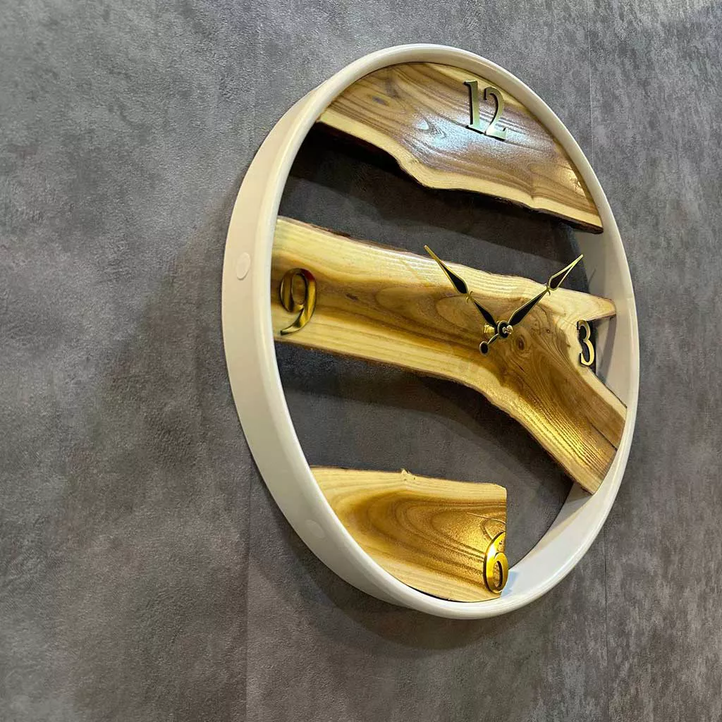 ساعت دیواری روستیک قطر 40 کد C4118