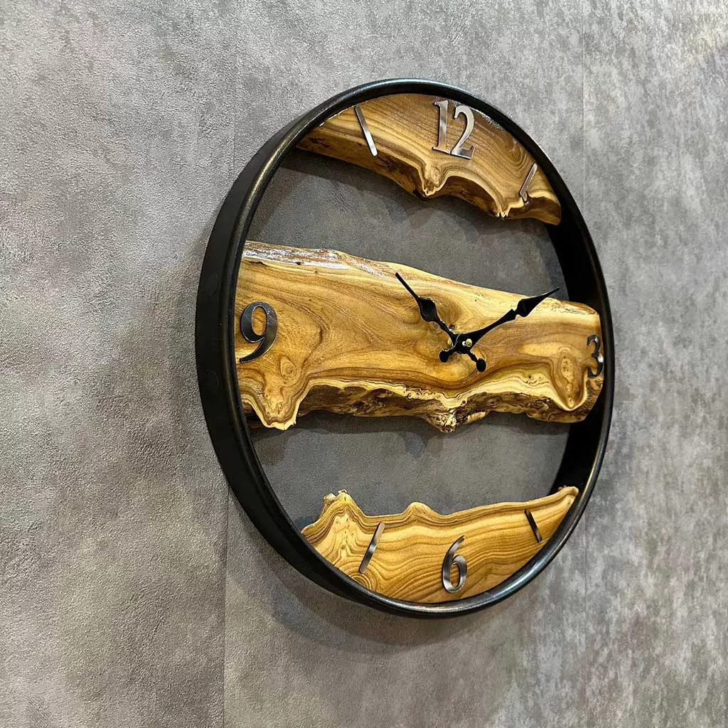 ساعت دیواری روستیک قطر 40 کد C4124