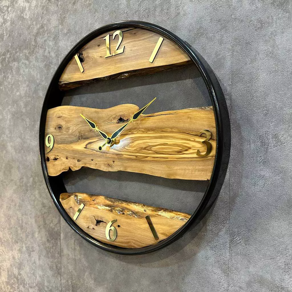 ساعت دیواری روستیک قطر 40 کد C4125