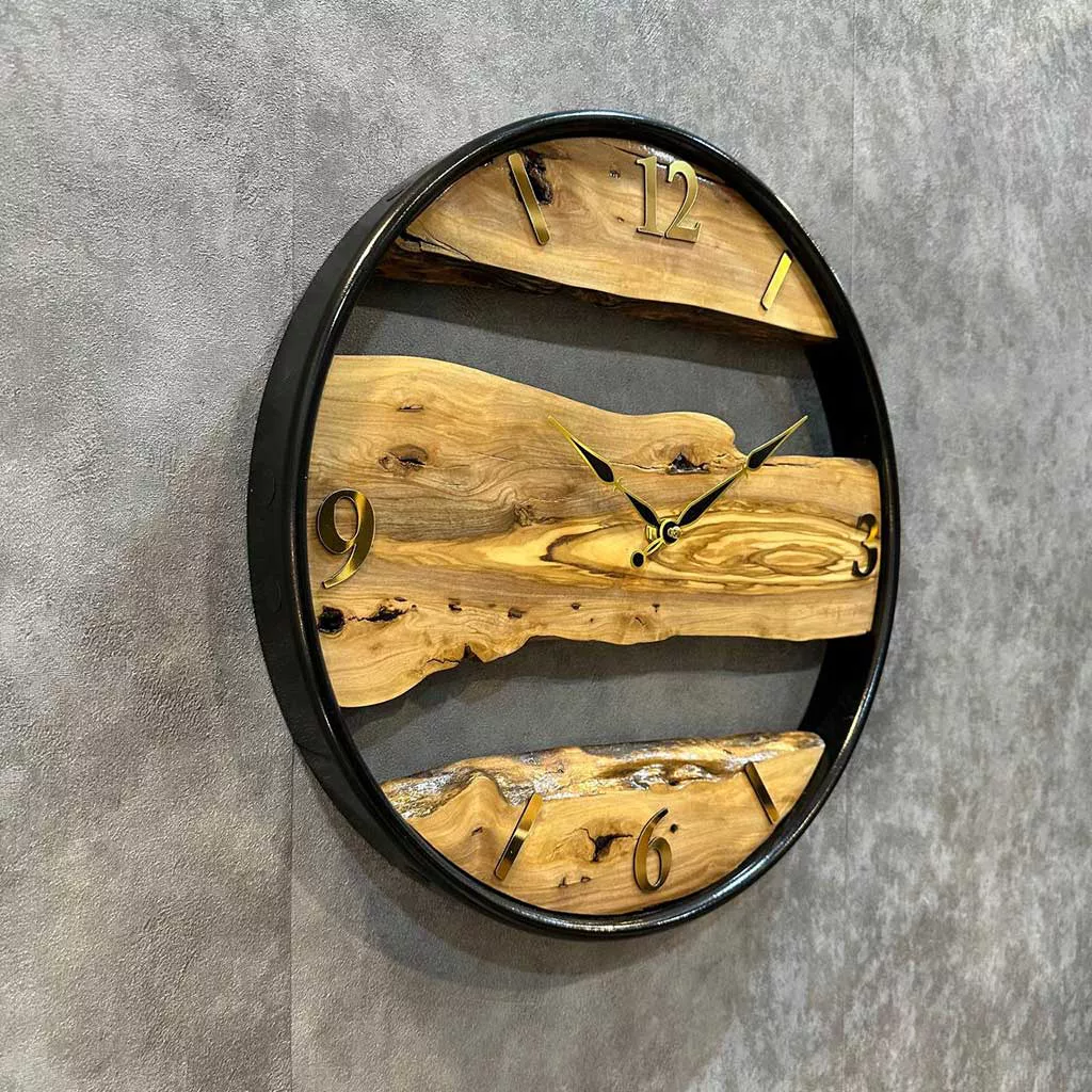 ساعت دیواری روستیک قطر 40 کد C4125