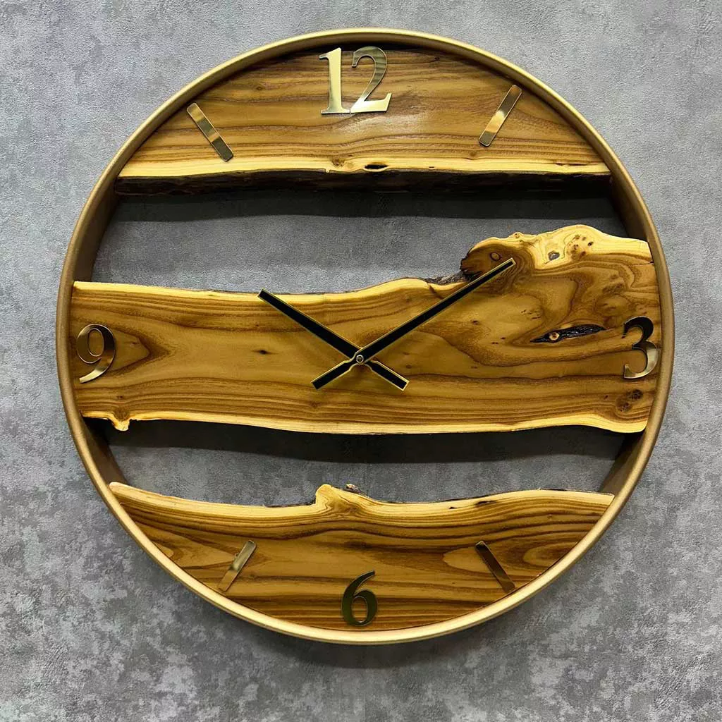 ساعت دیواری روستیک قطر 50 کد C5134