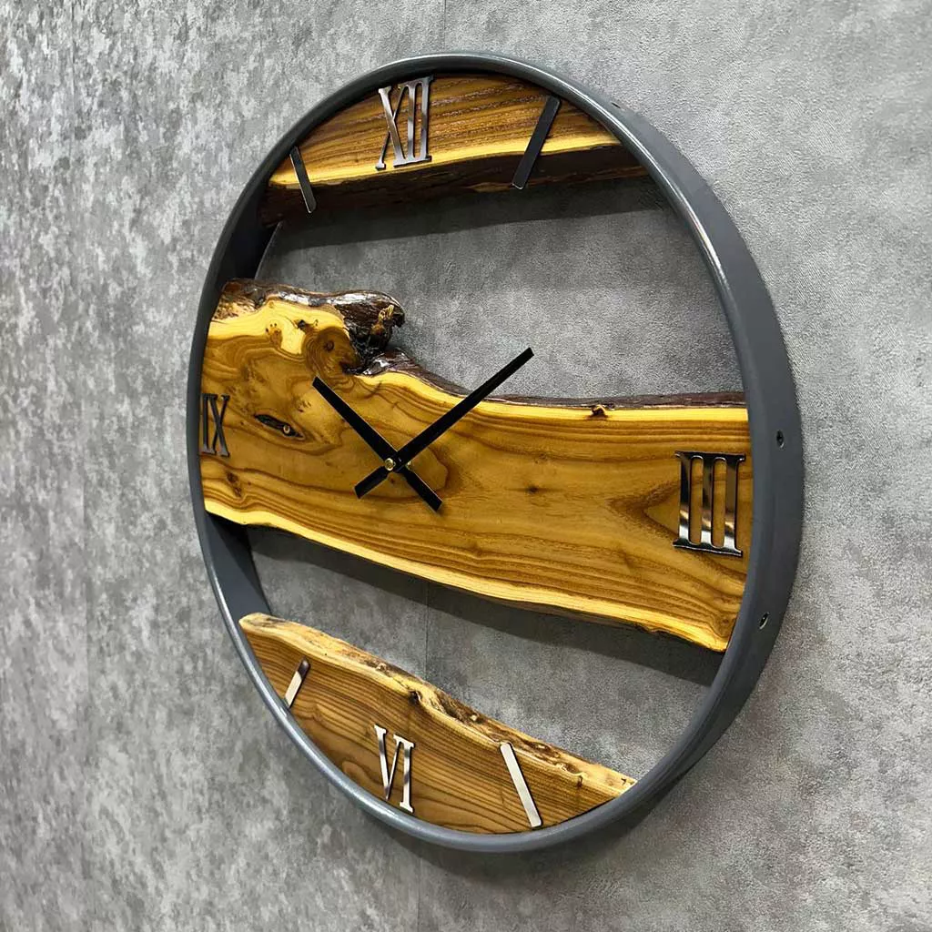 ساعت دیواری روستیک قطر 50 کد C5135